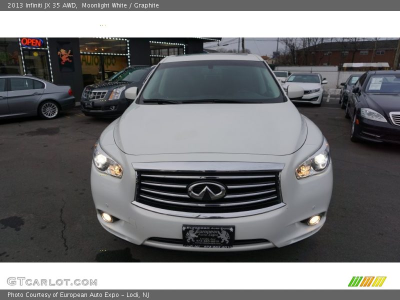 Moonlight White / Graphite 2013 Infiniti JX 35 AWD