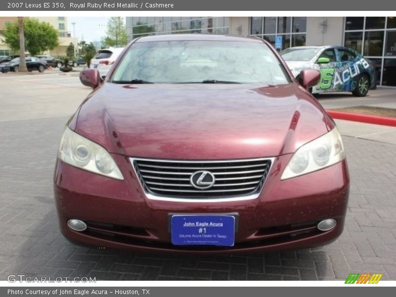 Royal Ruby Red Metallic / Cashmere 2007 Lexus ES 350