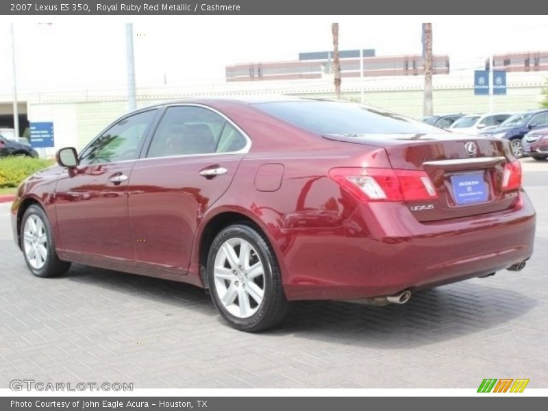 Royal Ruby Red Metallic / Cashmere 2007 Lexus ES 350