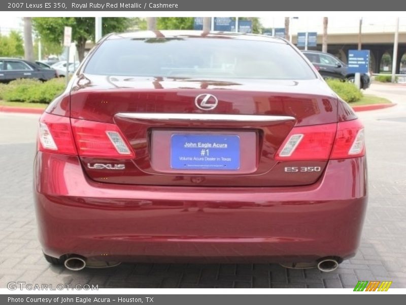 Royal Ruby Red Metallic / Cashmere 2007 Lexus ES 350