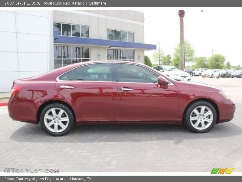 Royal Ruby Red Metallic / Cashmere 2007 Lexus ES 350