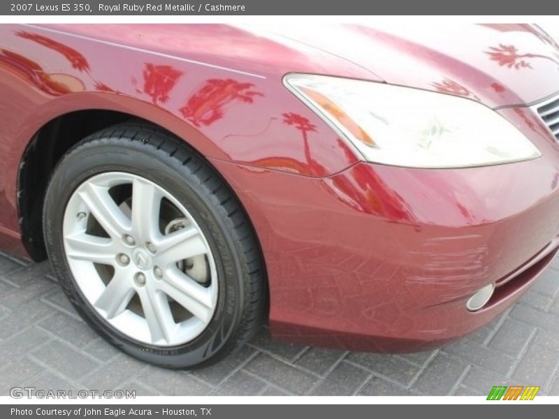 Royal Ruby Red Metallic / Cashmere 2007 Lexus ES 350