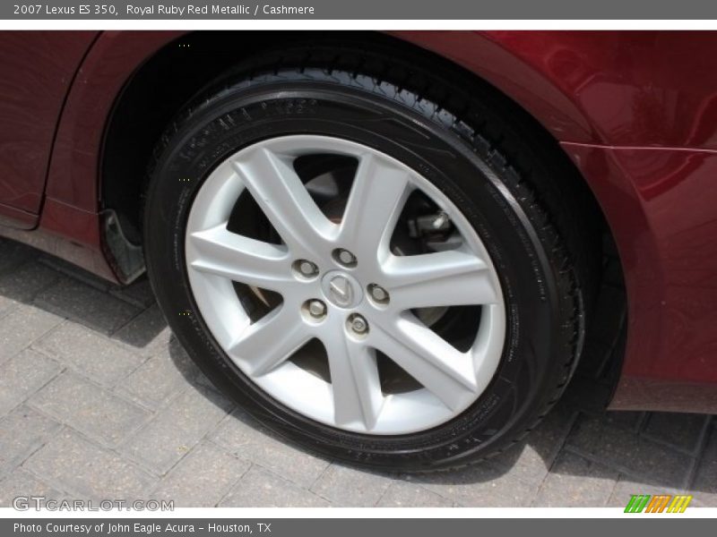 Royal Ruby Red Metallic / Cashmere 2007 Lexus ES 350