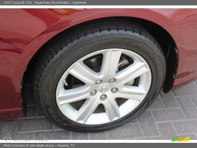 Royal Ruby Red Metallic / Cashmere 2007 Lexus ES 350