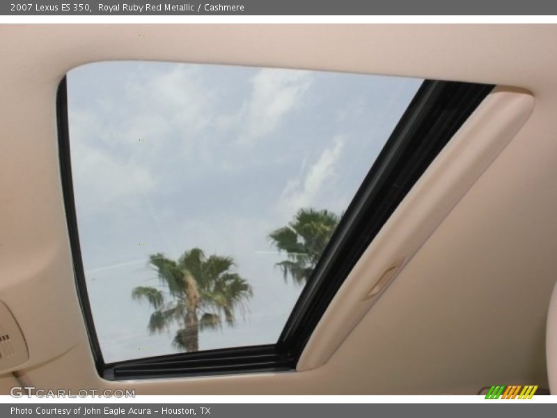 Royal Ruby Red Metallic / Cashmere 2007 Lexus ES 350