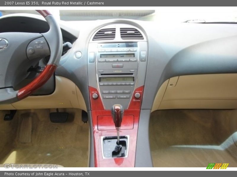 Royal Ruby Red Metallic / Cashmere 2007 Lexus ES 350