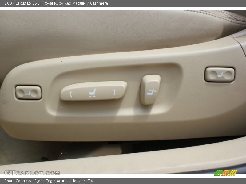 Royal Ruby Red Metallic / Cashmere 2007 Lexus ES 350