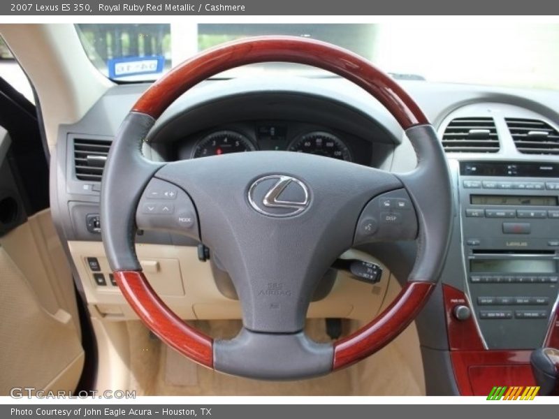 Royal Ruby Red Metallic / Cashmere 2007 Lexus ES 350
