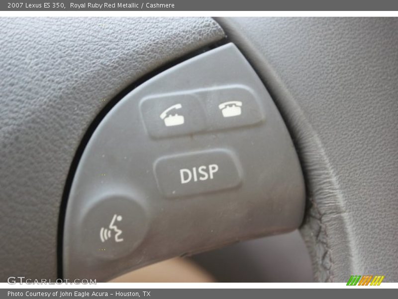 Royal Ruby Red Metallic / Cashmere 2007 Lexus ES 350