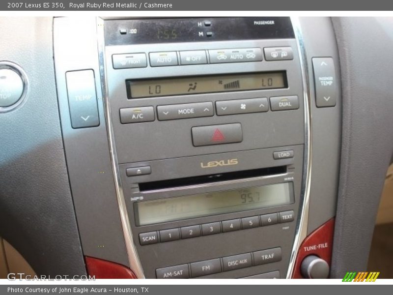 Royal Ruby Red Metallic / Cashmere 2007 Lexus ES 350