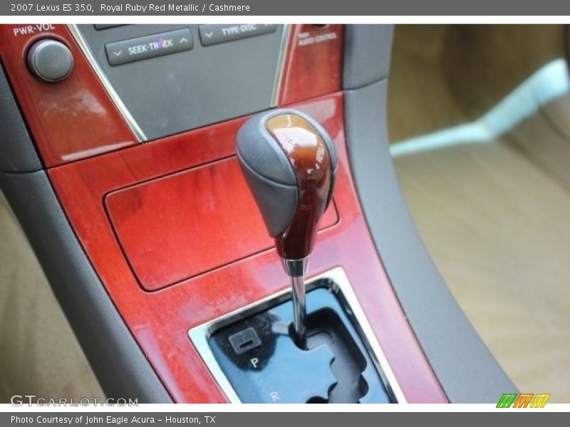 Royal Ruby Red Metallic / Cashmere 2007 Lexus ES 350
