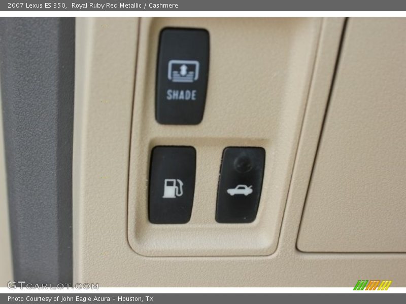 Royal Ruby Red Metallic / Cashmere 2007 Lexus ES 350