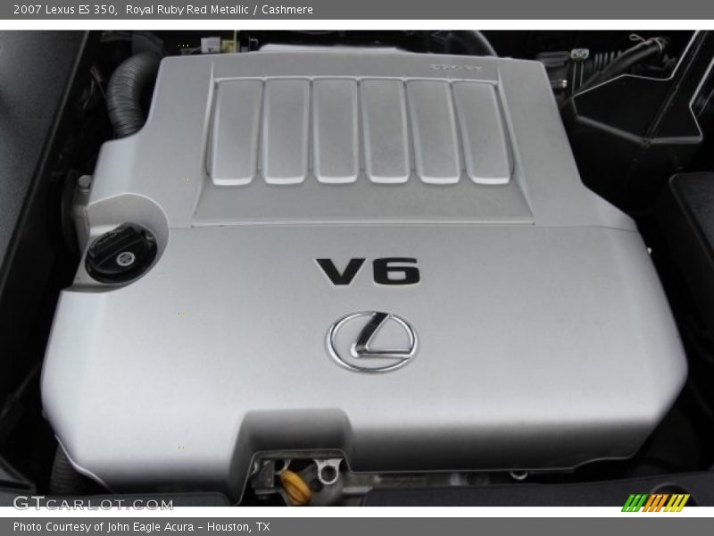 Royal Ruby Red Metallic / Cashmere 2007 Lexus ES 350