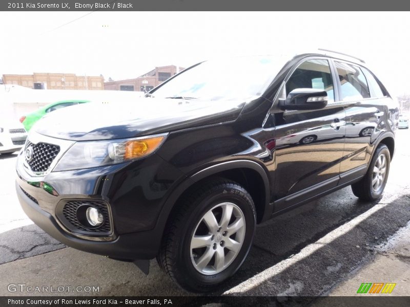 Ebony Black / Black 2011 Kia Sorento LX