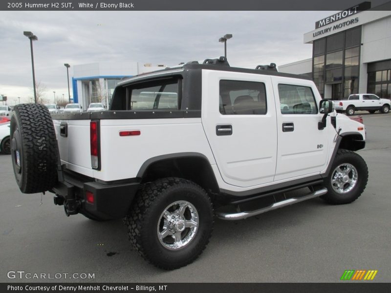 White / Ebony Black 2005 Hummer H2 SUT