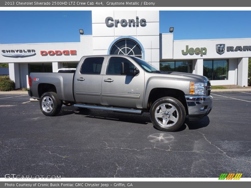 Graystone Metallic / Ebony 2013 Chevrolet Silverado 2500HD LTZ Crew Cab 4x4