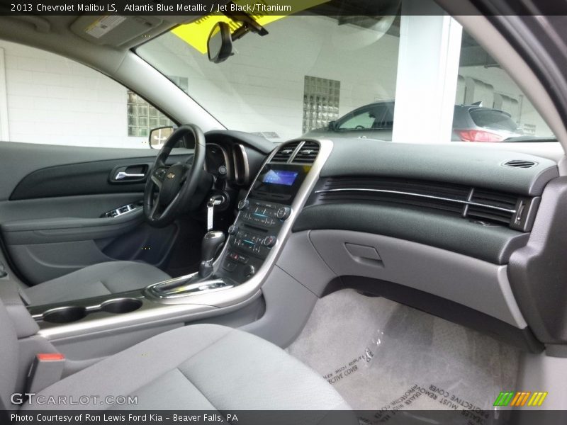 Atlantis Blue Metallic / Jet Black/Titanium 2013 Chevrolet Malibu LS