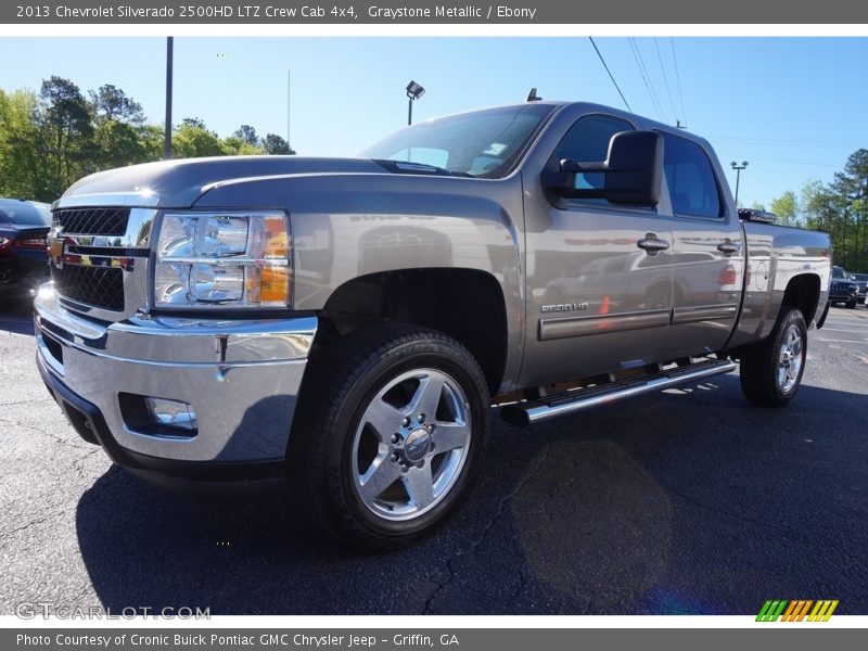 Graystone Metallic / Ebony 2013 Chevrolet Silverado 2500HD LTZ Crew Cab 4x4