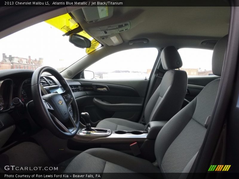 Atlantis Blue Metallic / Jet Black/Titanium 2013 Chevrolet Malibu LS