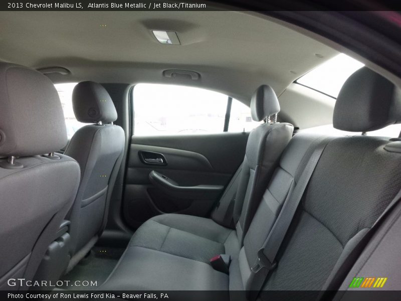 Atlantis Blue Metallic / Jet Black/Titanium 2013 Chevrolet Malibu LS