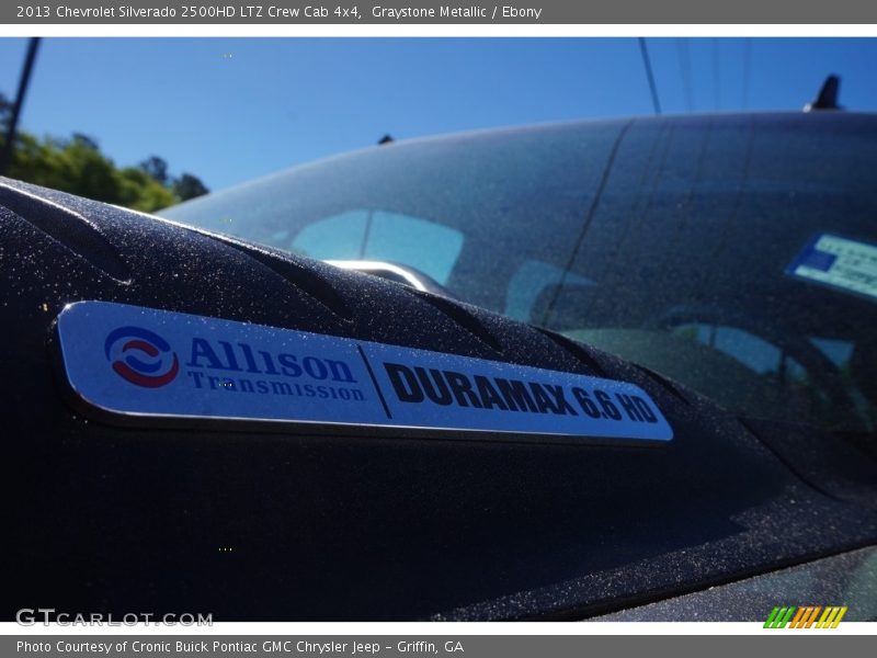 Graystone Metallic / Ebony 2013 Chevrolet Silverado 2500HD LTZ Crew Cab 4x4
