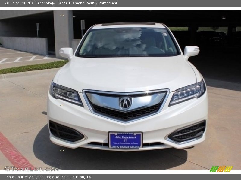 White Diamond Pearl / Parchment 2017 Acura RDX Technology