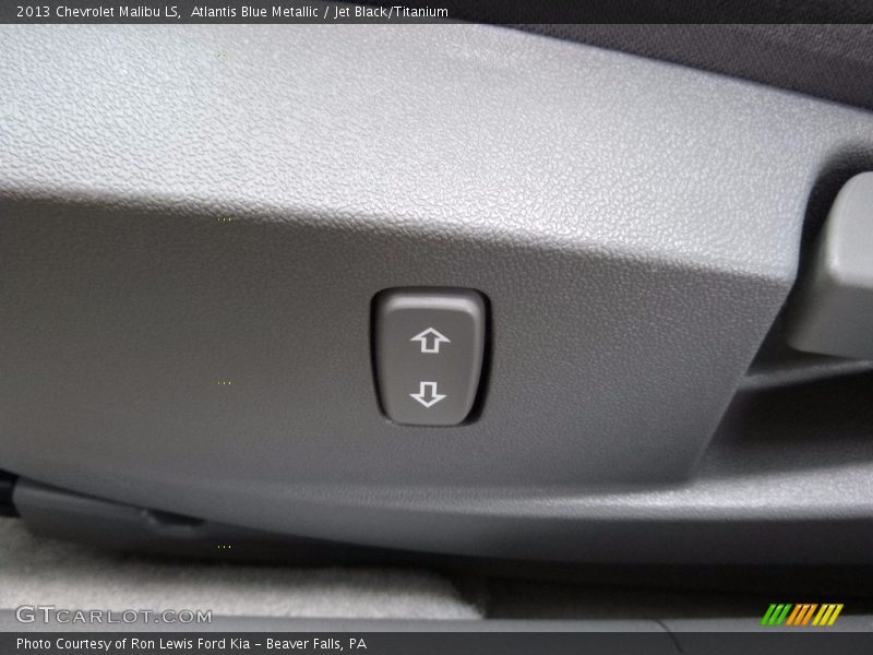 Atlantis Blue Metallic / Jet Black/Titanium 2013 Chevrolet Malibu LS