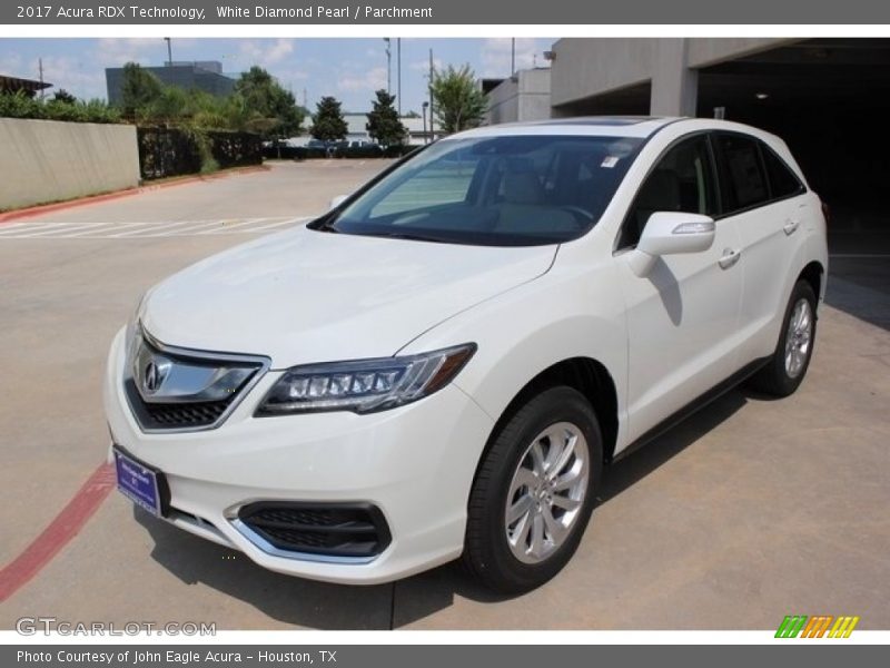 White Diamond Pearl / Parchment 2017 Acura RDX Technology