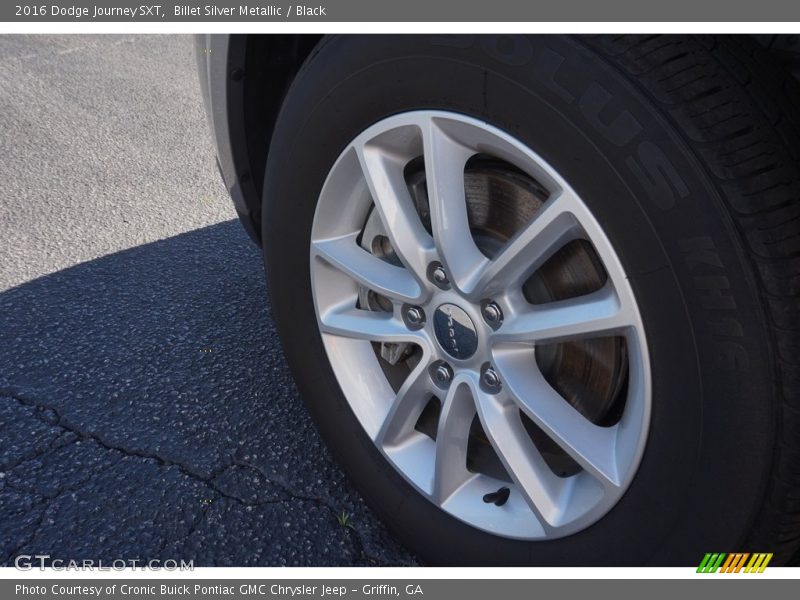 Billet Silver Metallic / Black 2016 Dodge Journey SXT