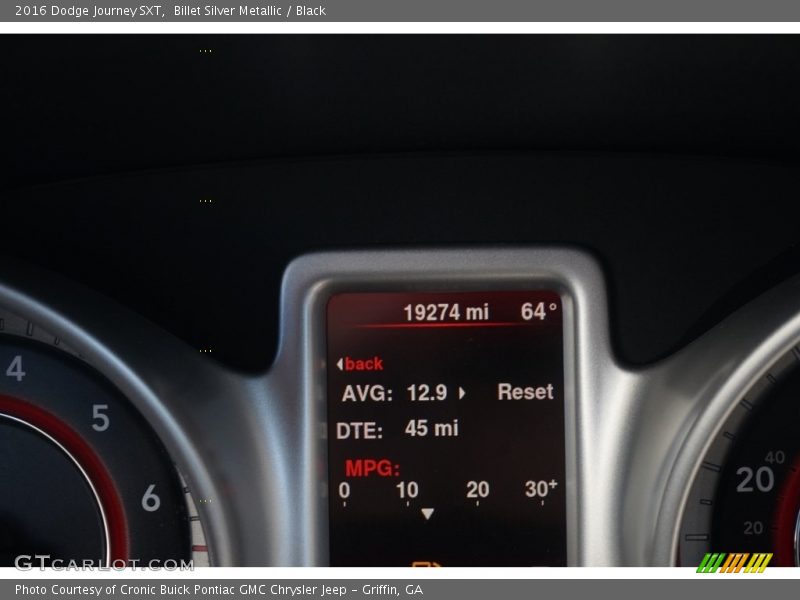 Billet Silver Metallic / Black 2016 Dodge Journey SXT
