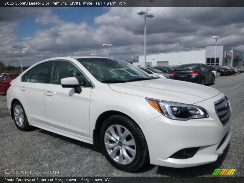 Crystal White Pearl / Warm Ivory 2015 Subaru Legacy 2.5i Premium