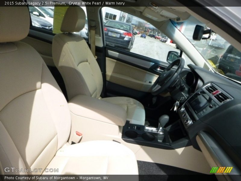 Crystal White Pearl / Warm Ivory 2015 Subaru Legacy 2.5i Premium