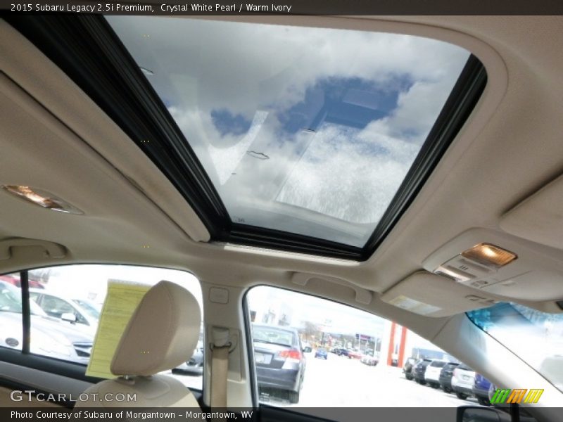 Crystal White Pearl / Warm Ivory 2015 Subaru Legacy 2.5i Premium