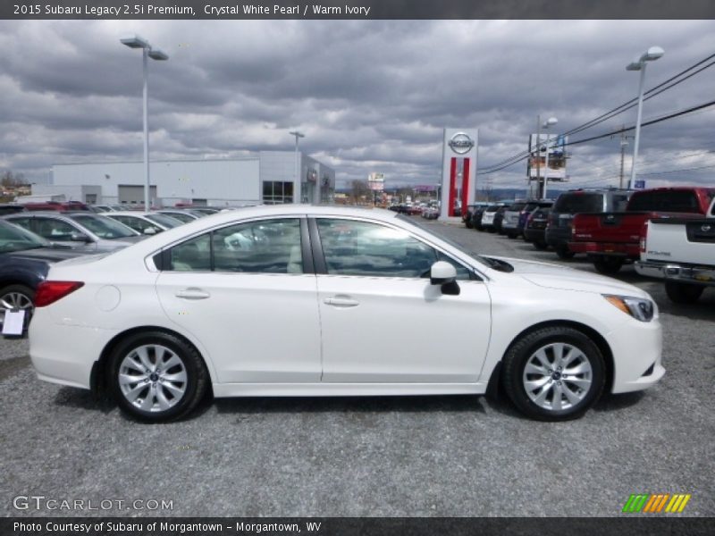 Crystal White Pearl / Warm Ivory 2015 Subaru Legacy 2.5i Premium