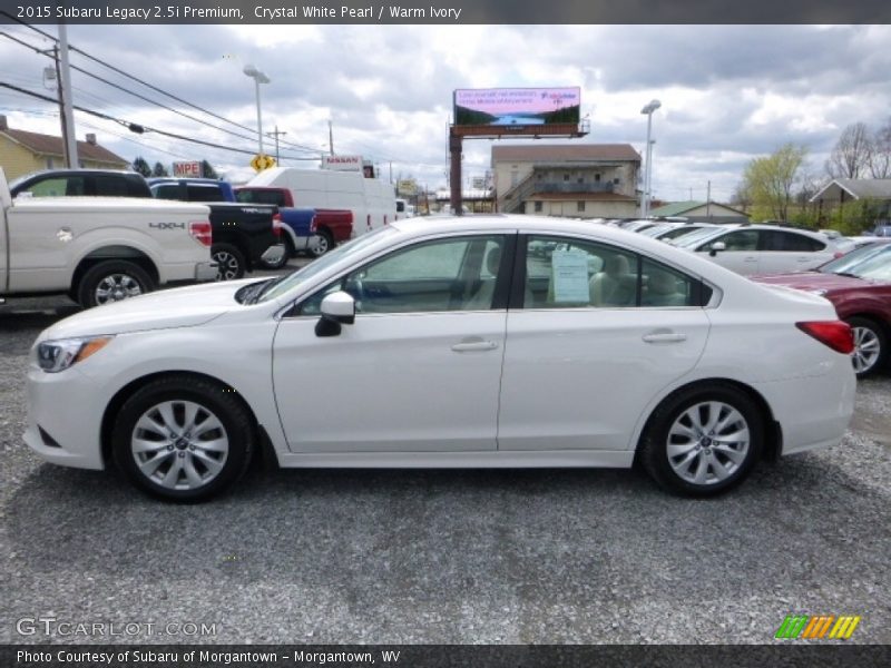 Crystal White Pearl / Warm Ivory 2015 Subaru Legacy 2.5i Premium