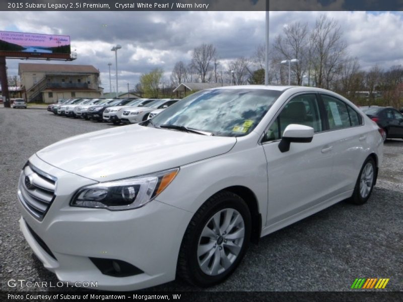Crystal White Pearl / Warm Ivory 2015 Subaru Legacy 2.5i Premium