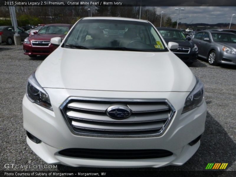 Crystal White Pearl / Warm Ivory 2015 Subaru Legacy 2.5i Premium