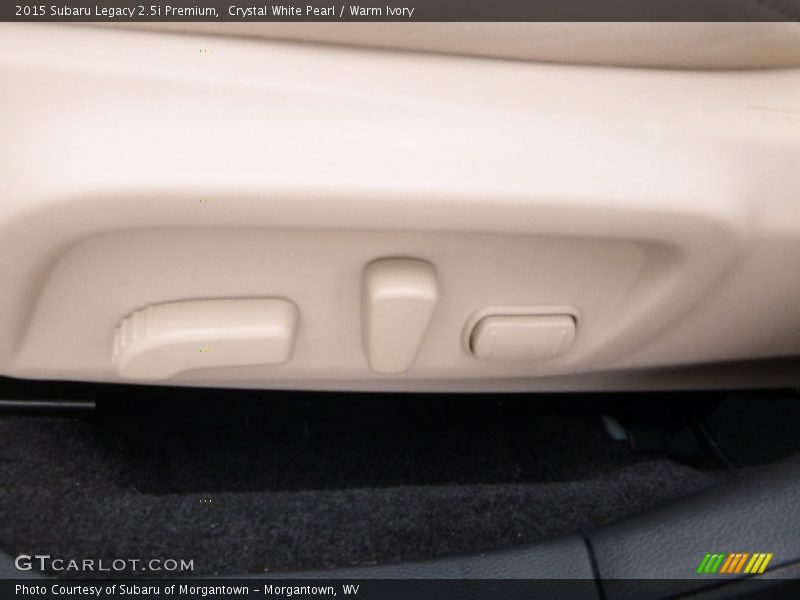 Crystal White Pearl / Warm Ivory 2015 Subaru Legacy 2.5i Premium