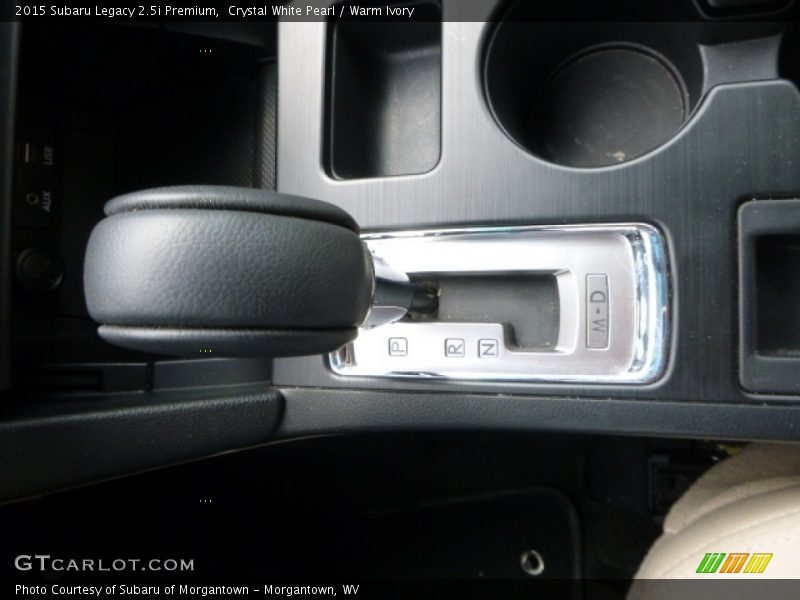 Crystal White Pearl / Warm Ivory 2015 Subaru Legacy 2.5i Premium