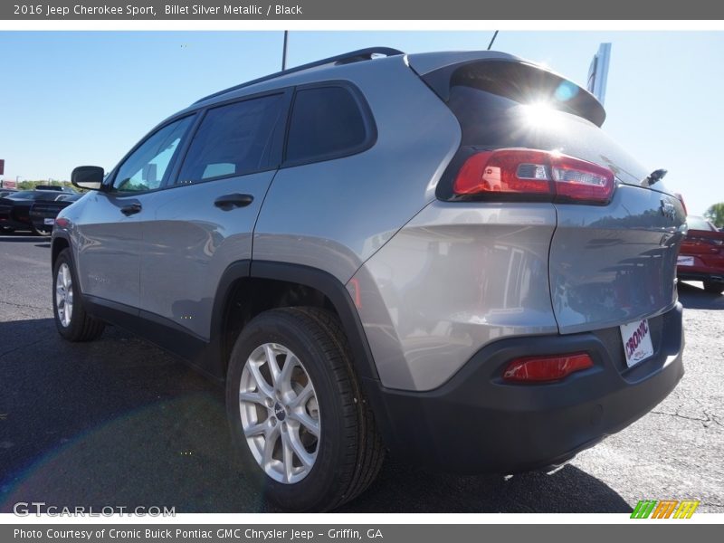 Billet Silver Metallic / Black 2016 Jeep Cherokee Sport