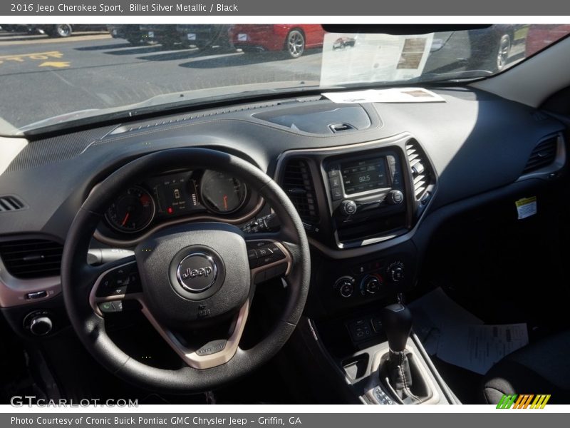 Billet Silver Metallic / Black 2016 Jeep Cherokee Sport