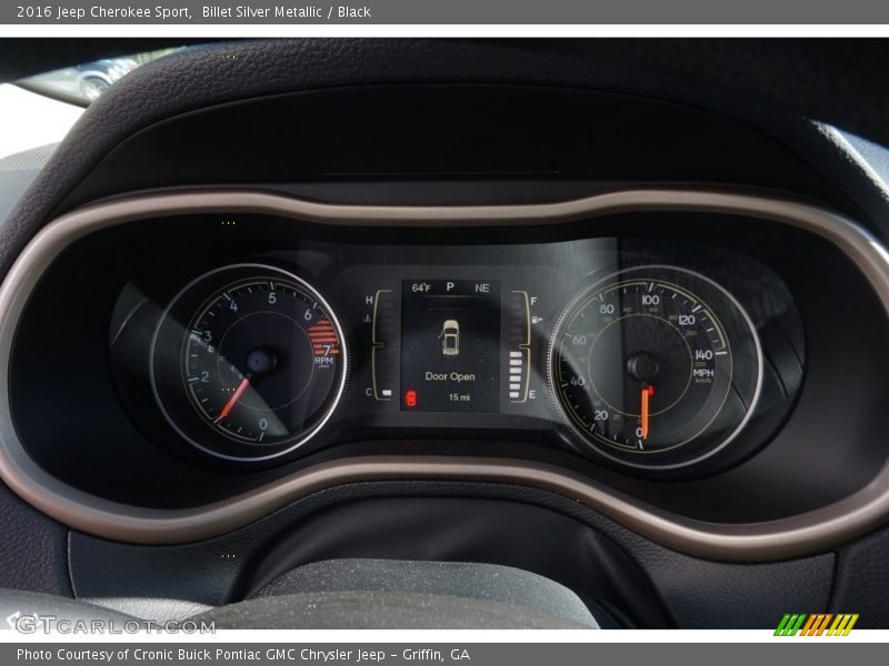Billet Silver Metallic / Black 2016 Jeep Cherokee Sport