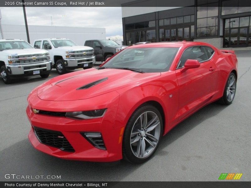 Red Hot / Jet Black 2016 Chevrolet Camaro SS Coupe