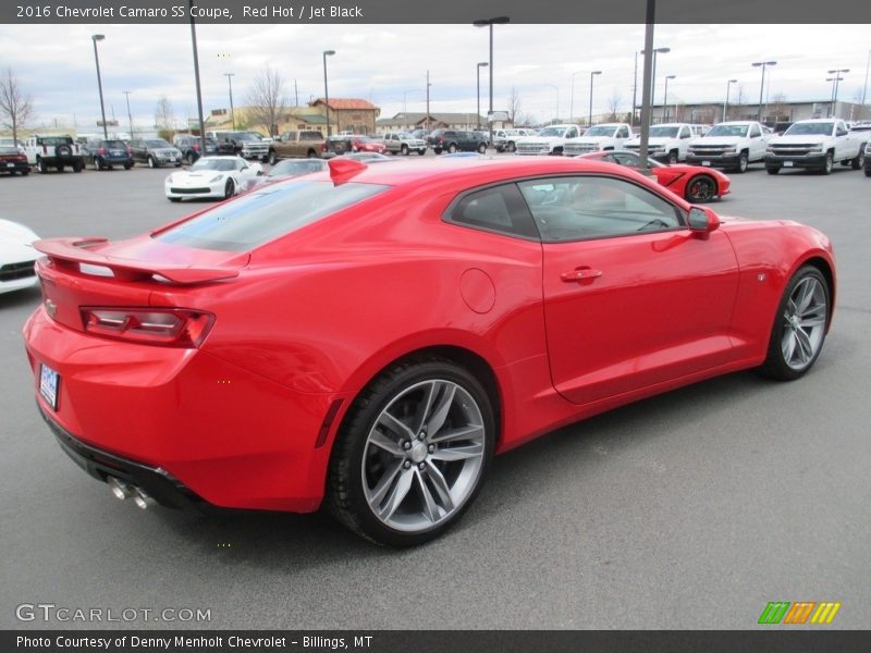 Red Hot / Jet Black 2016 Chevrolet Camaro SS Coupe