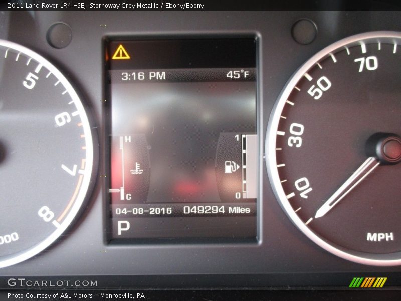 Stornoway Grey Metallic / Ebony/Ebony 2011 Land Rover LR4 HSE