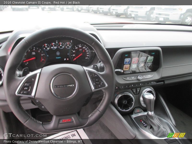 Red Hot / Jet Black 2016 Chevrolet Camaro SS Coupe
