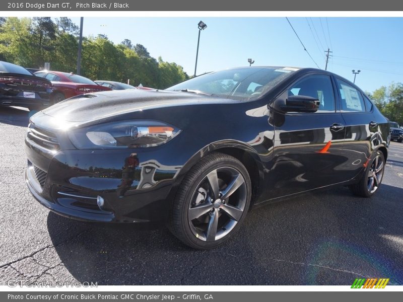 Pitch Black / Black 2016 Dodge Dart GT