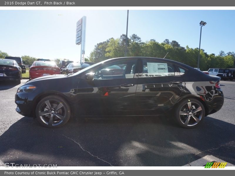 Pitch Black / Black 2016 Dodge Dart GT