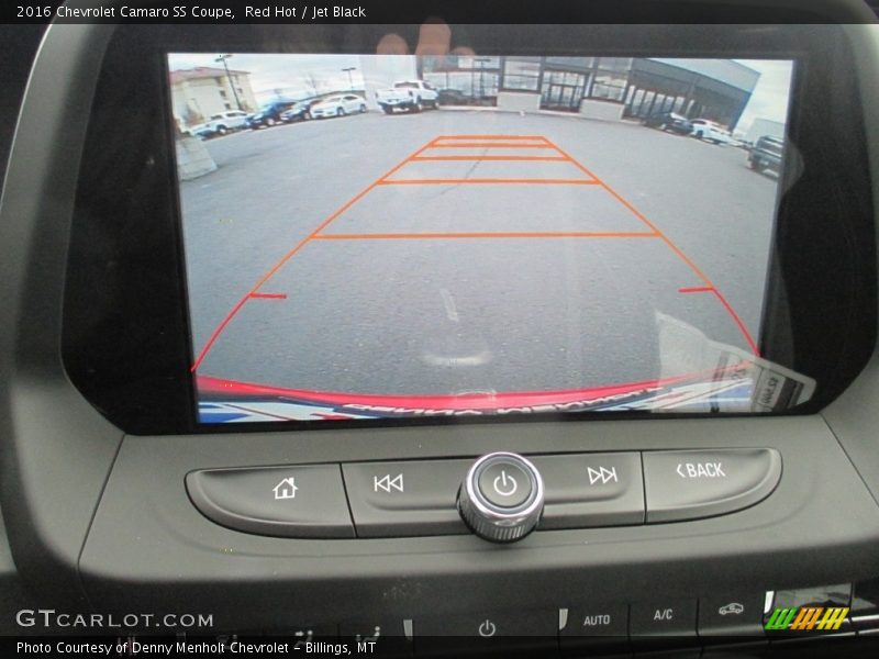 Red Hot / Jet Black 2016 Chevrolet Camaro SS Coupe