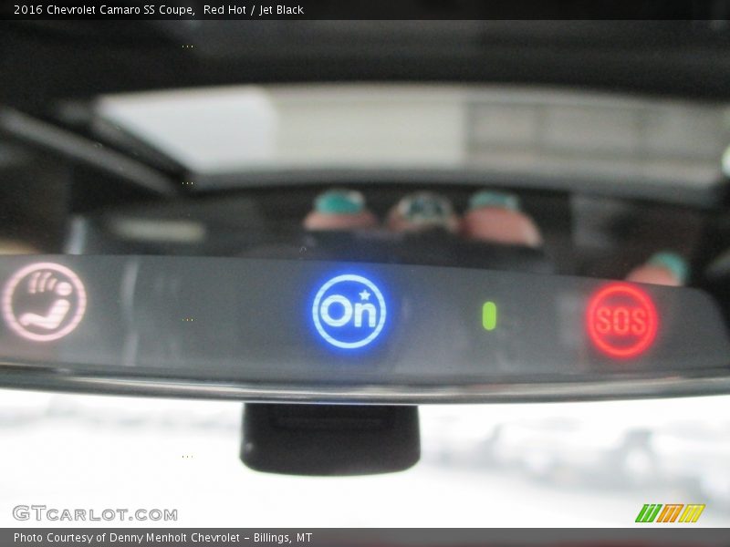 Red Hot / Jet Black 2016 Chevrolet Camaro SS Coupe